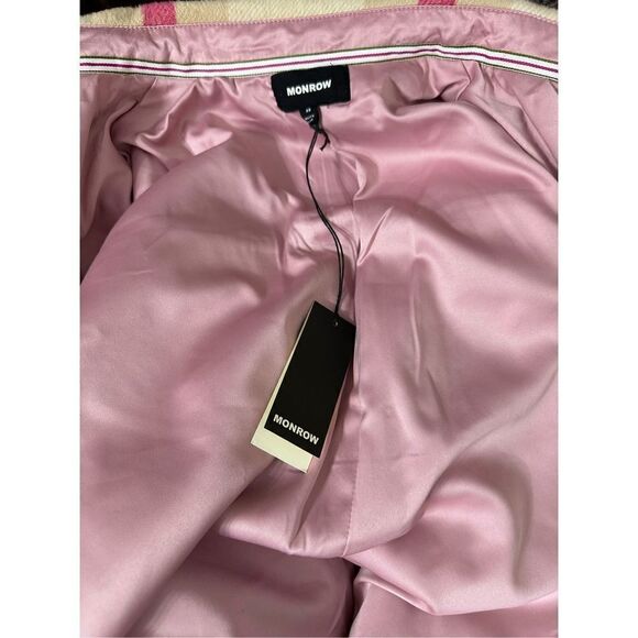 New. Monroe plaid shacket. Oversized. XS. Retails $298 - Picture 14 of 14